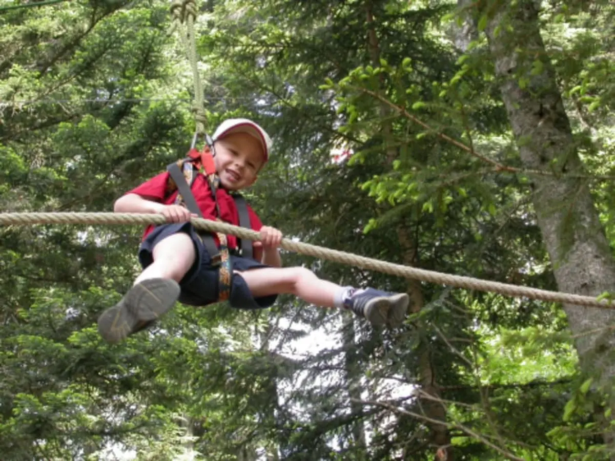 Parc aventure Accrobranche à Bellevaux (74)