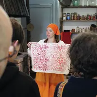 Lucette, que l'on croise dans le château &copy; M.O.