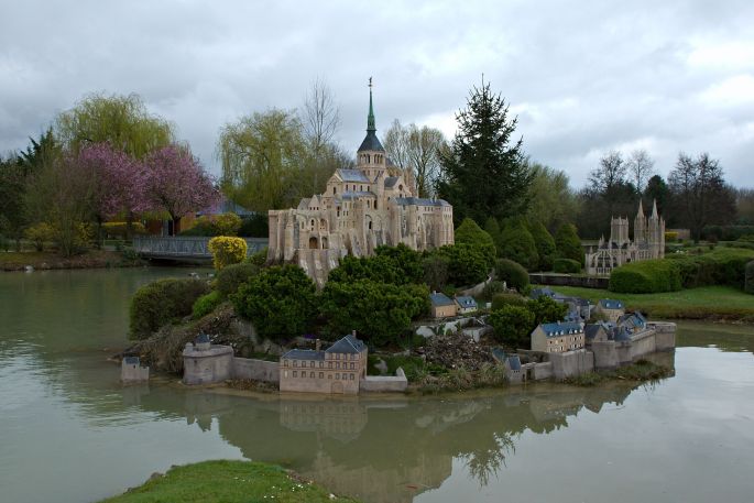 Le Mont Saint-Michel au Parc France Miniature
