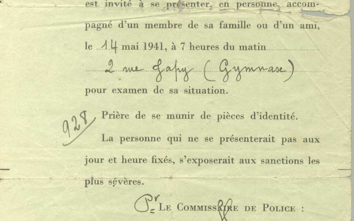 Parcours de mémoire Paris‑Pithiviers pour les 85 ans de la rafle du « billet vert »