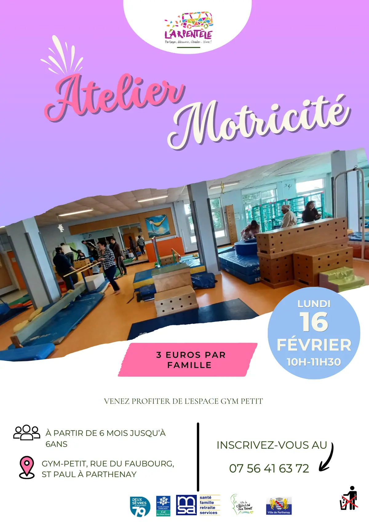 Parcours de motricité - gym petit