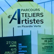 Parcours de portes ouvertes d'ateliers d'artistes en Picardie verte