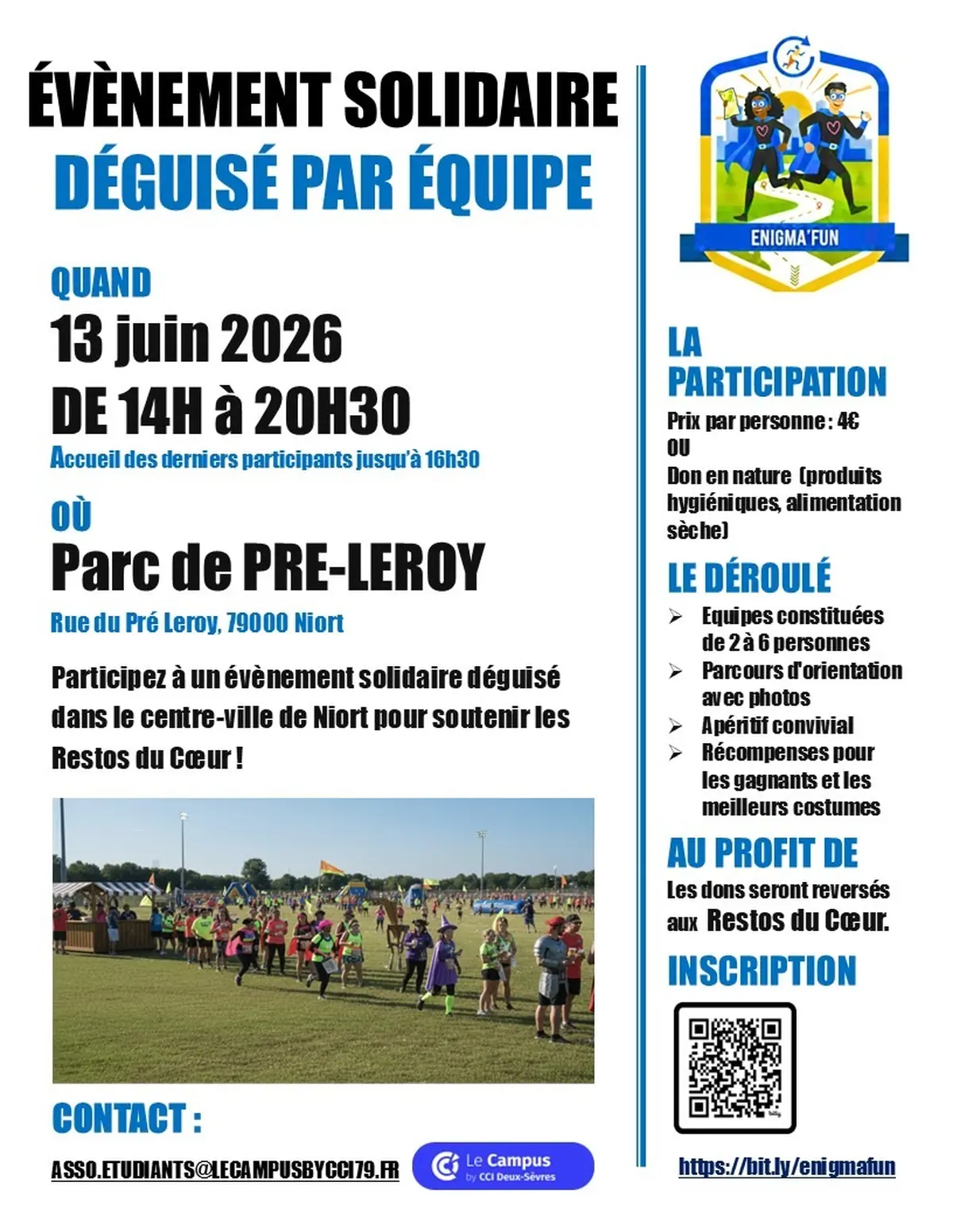 Parcours Enigma’FUN à Niort