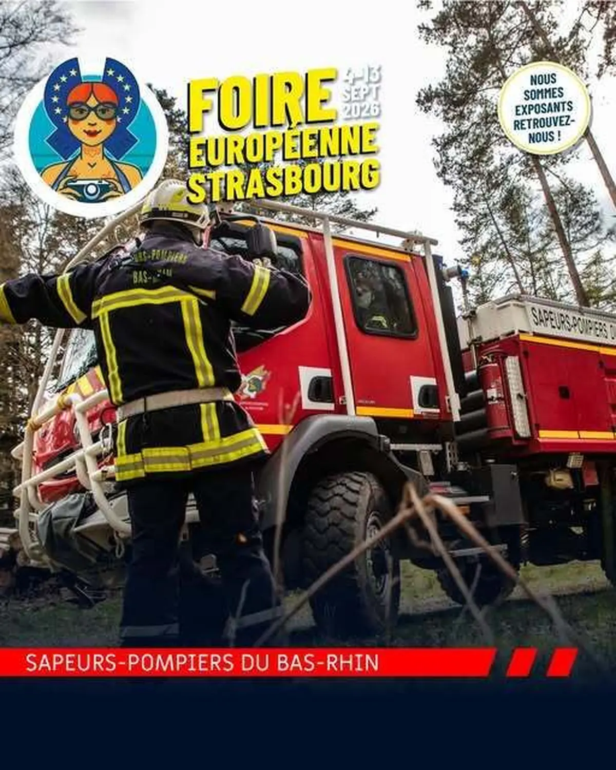 Parcours mini-pompier au Village des Armées de la Foire Européenne de Strasbourg