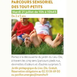 Parcours sensoriel des tout-petits