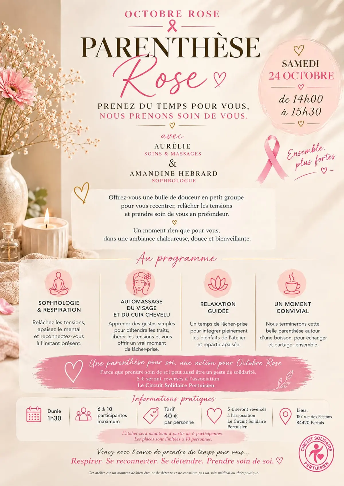 Parenthèse Rose – Un moment rien que pour soi