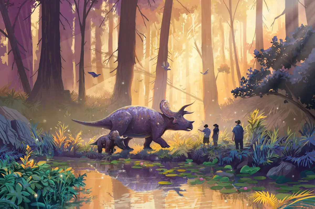 Le Crétacé, il y a 67 millions d'années