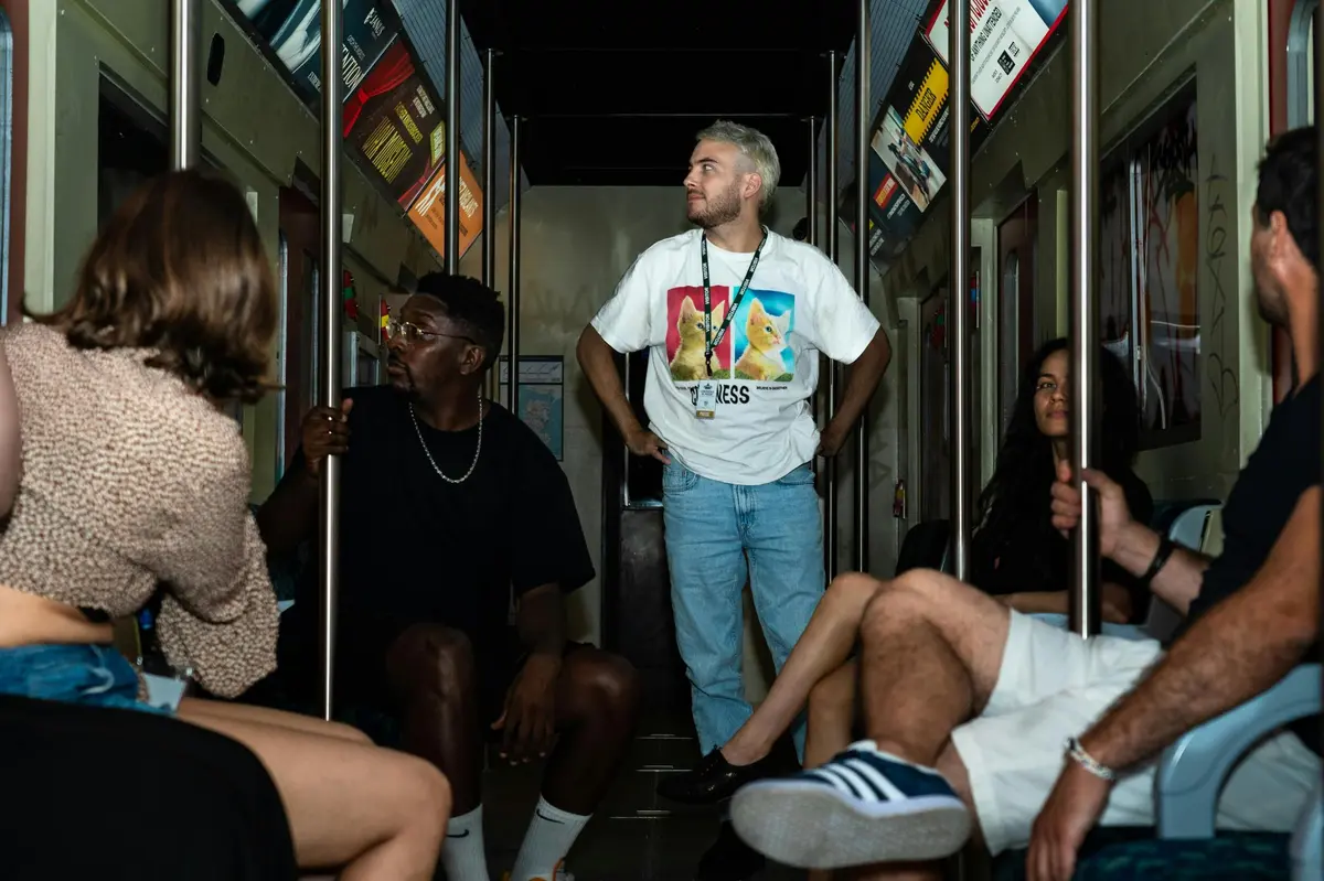 The Joker Escape Room : début dans le métro