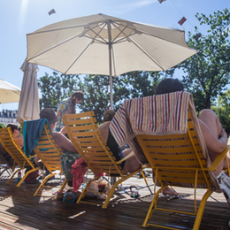 Paris Plages au parc Rives-de-Seine