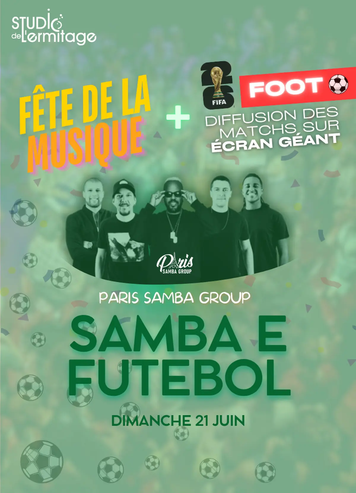 Paris Samba Group + Diffusion des matchs