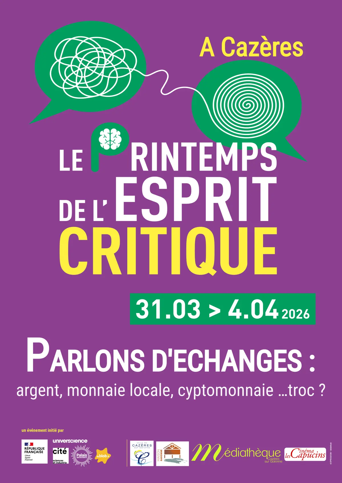 Parlons D'échanges : Argent, Monnaie Locale, Cyptomonnaie …troc ?