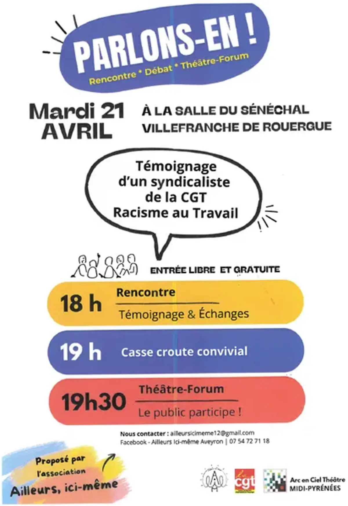 Parlons-en ! : Rencontre - Débat - Théâtre/Forum