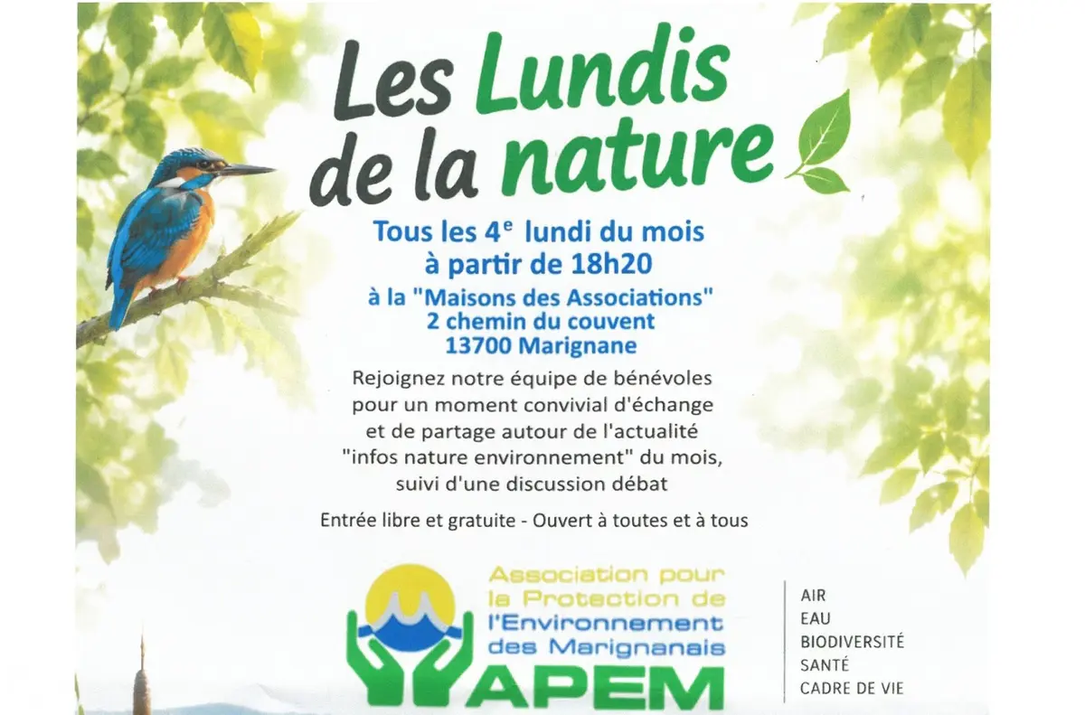 Partage et débat : Les lundis de la nature
