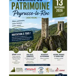 Partez pour une randonnée qui raconte Peyrusse-le-Roc à travers son histoire et ses paysages