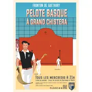 Partie de pelote à grand chistera