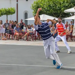 Partie de pelote basque à main nue