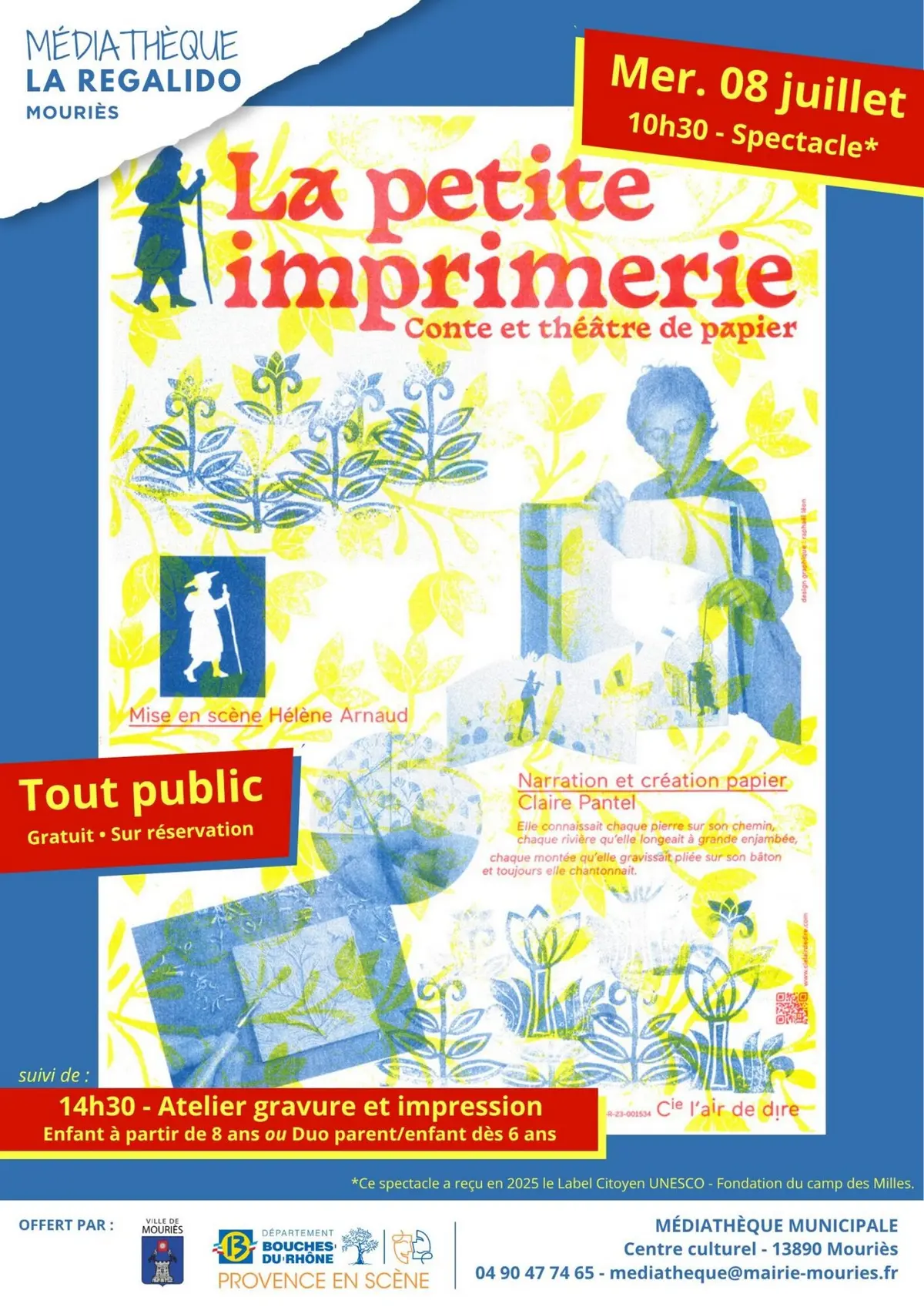 Partir en livre à la Médiathèque de Mouriès