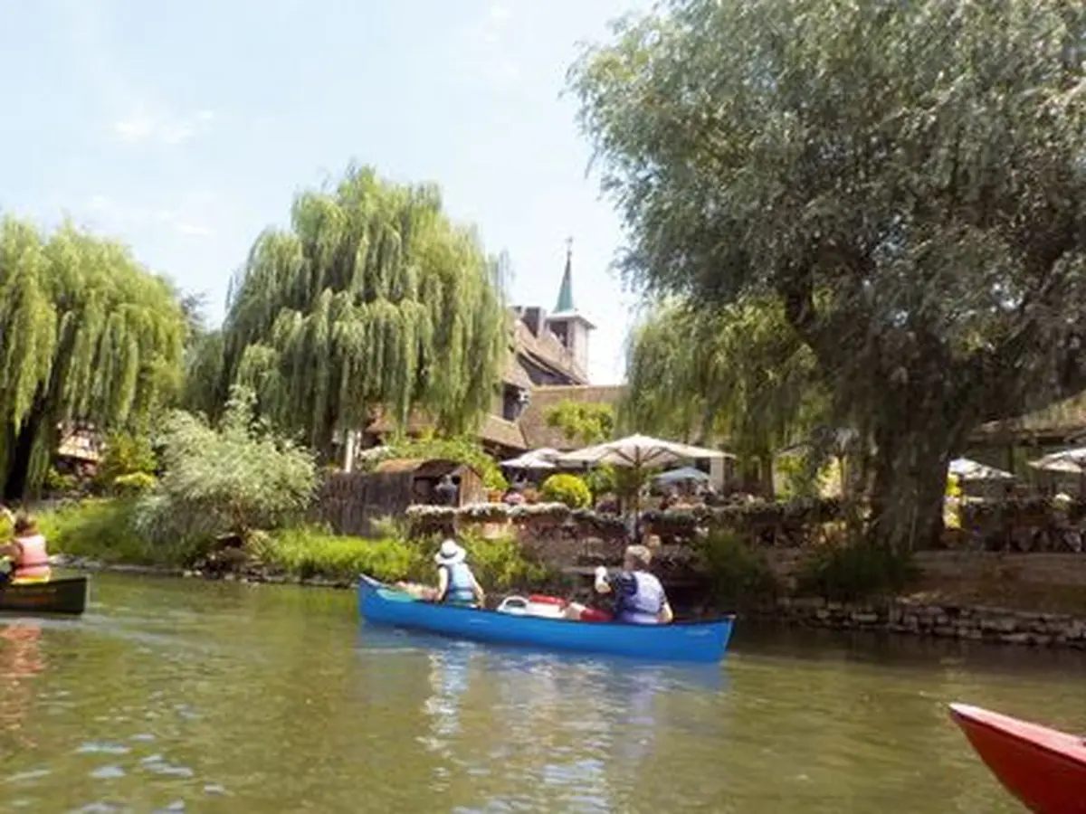 Passage devant l’Auberge de l’Ill : 