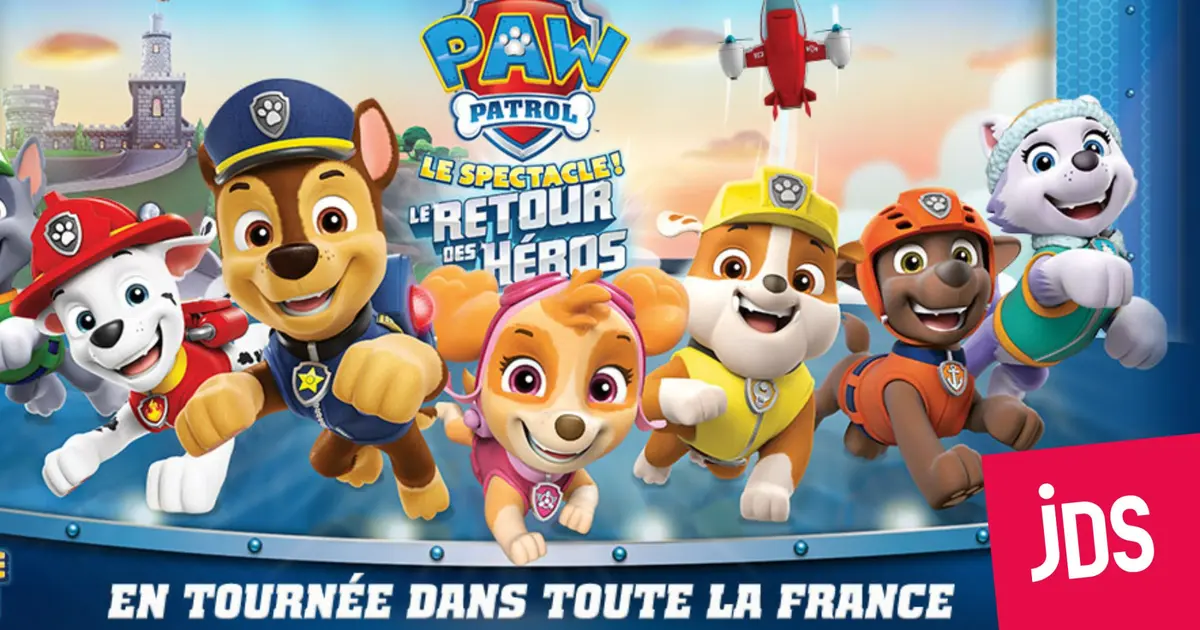 La Pat' Patrouille en tourn&eacute;e en France