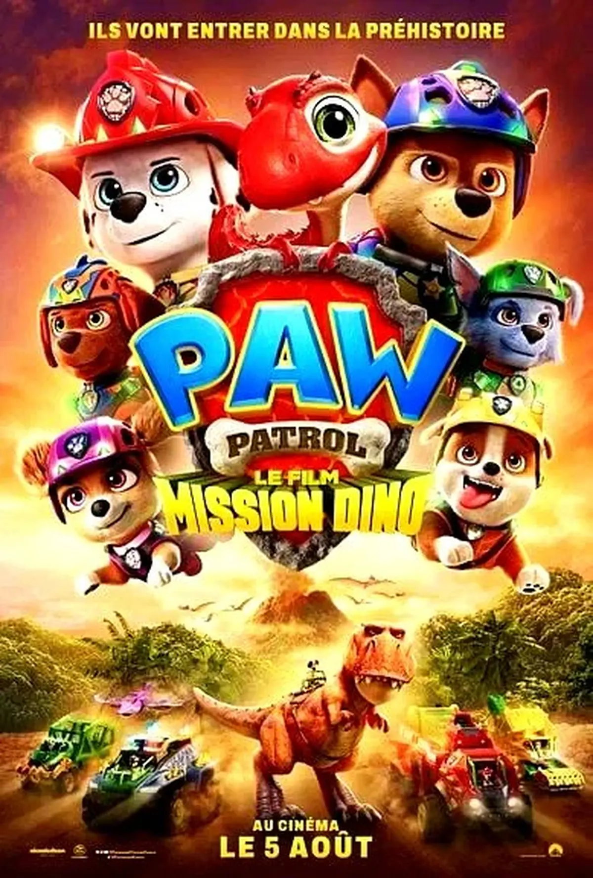 Pat'Patrouille : Mission Dino : cinéma à Vasles