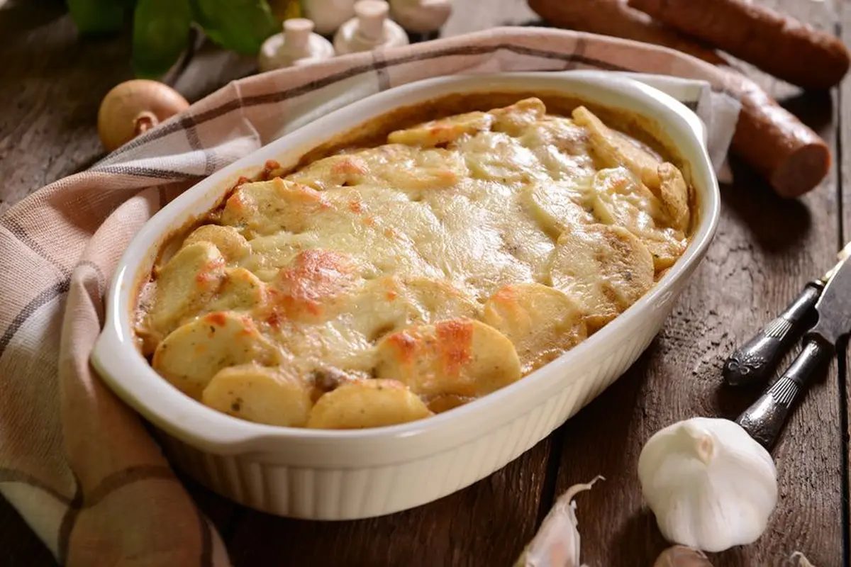 Gratin de pommes de terre au munster