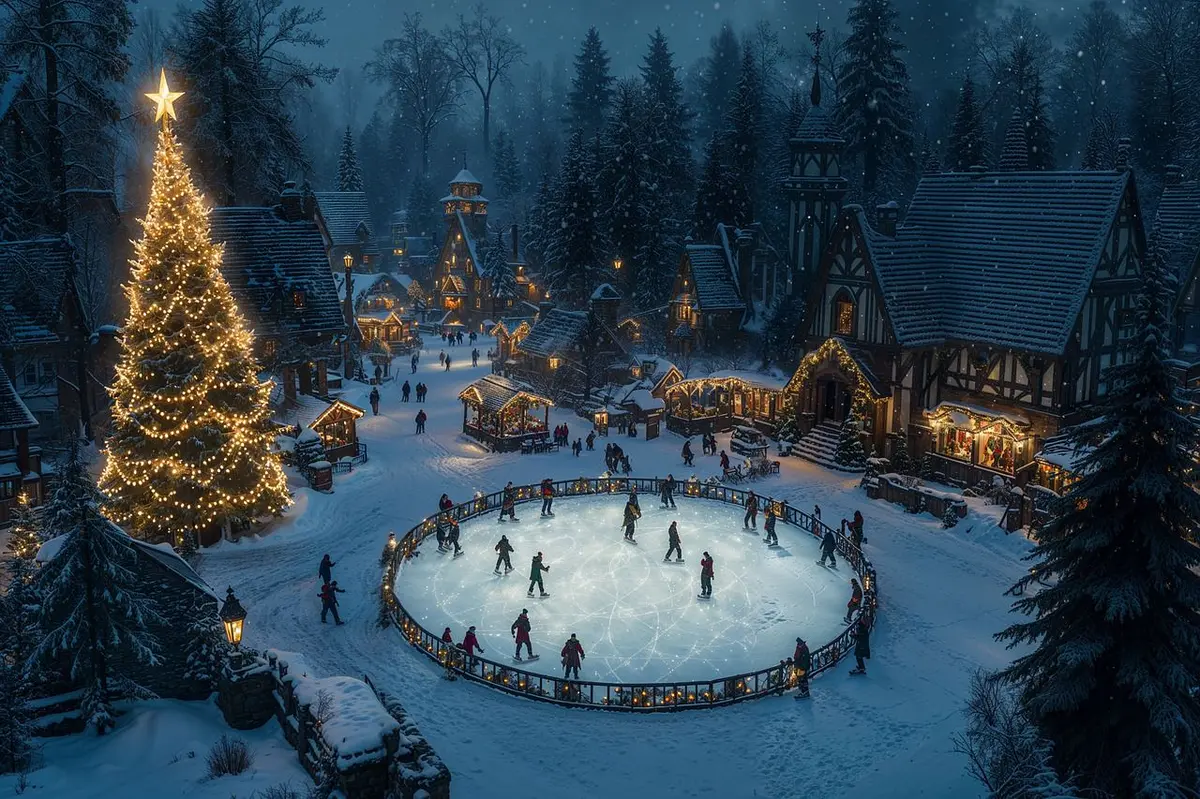 Patinoire de Noël