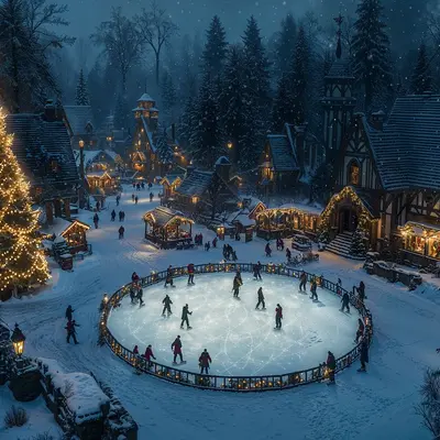 Patinoire de Noël