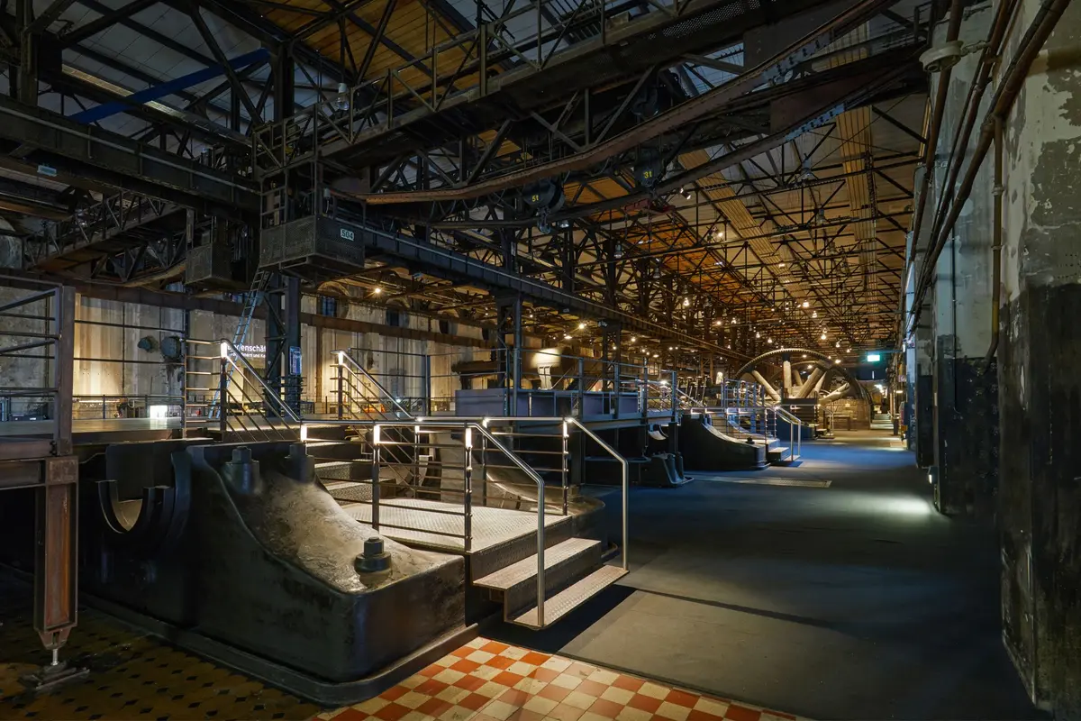 La salle de soufflage (Gebläsehalle)