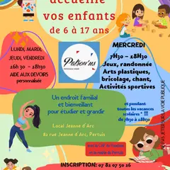 Patron'us accueille vos enfants de 6 à 17 ans