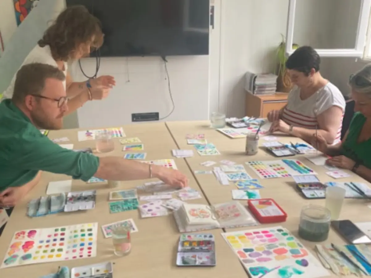 Pause midi dessin aquarelle à Saint-Herblain (44)