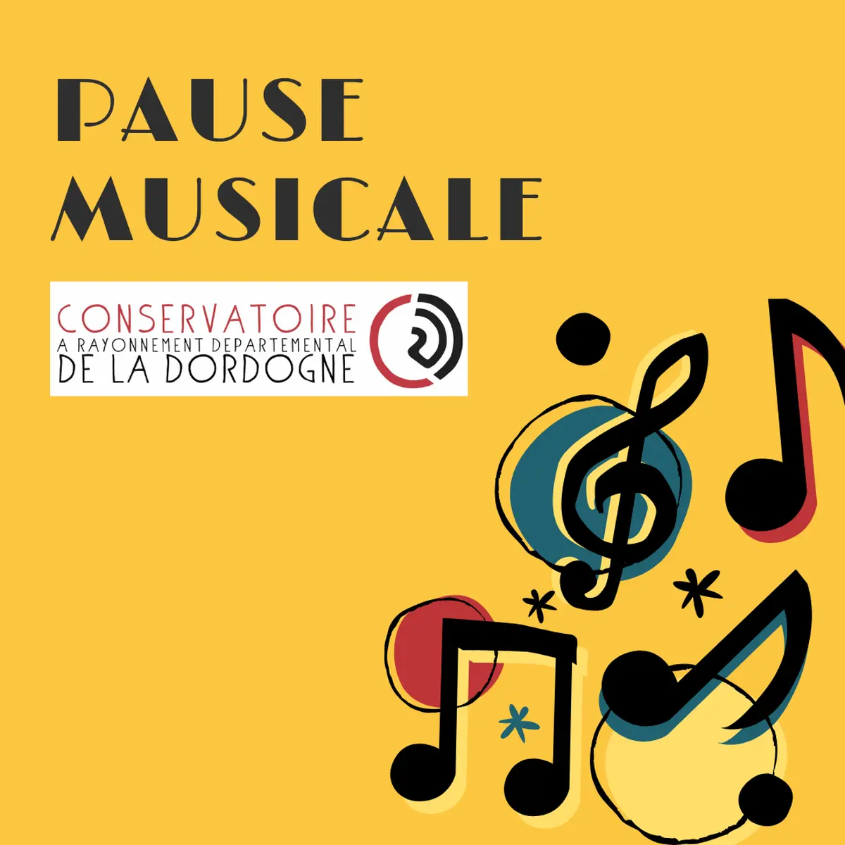 Pause musicale par le Conservatoire à rayonnement départemental de la Dordogne