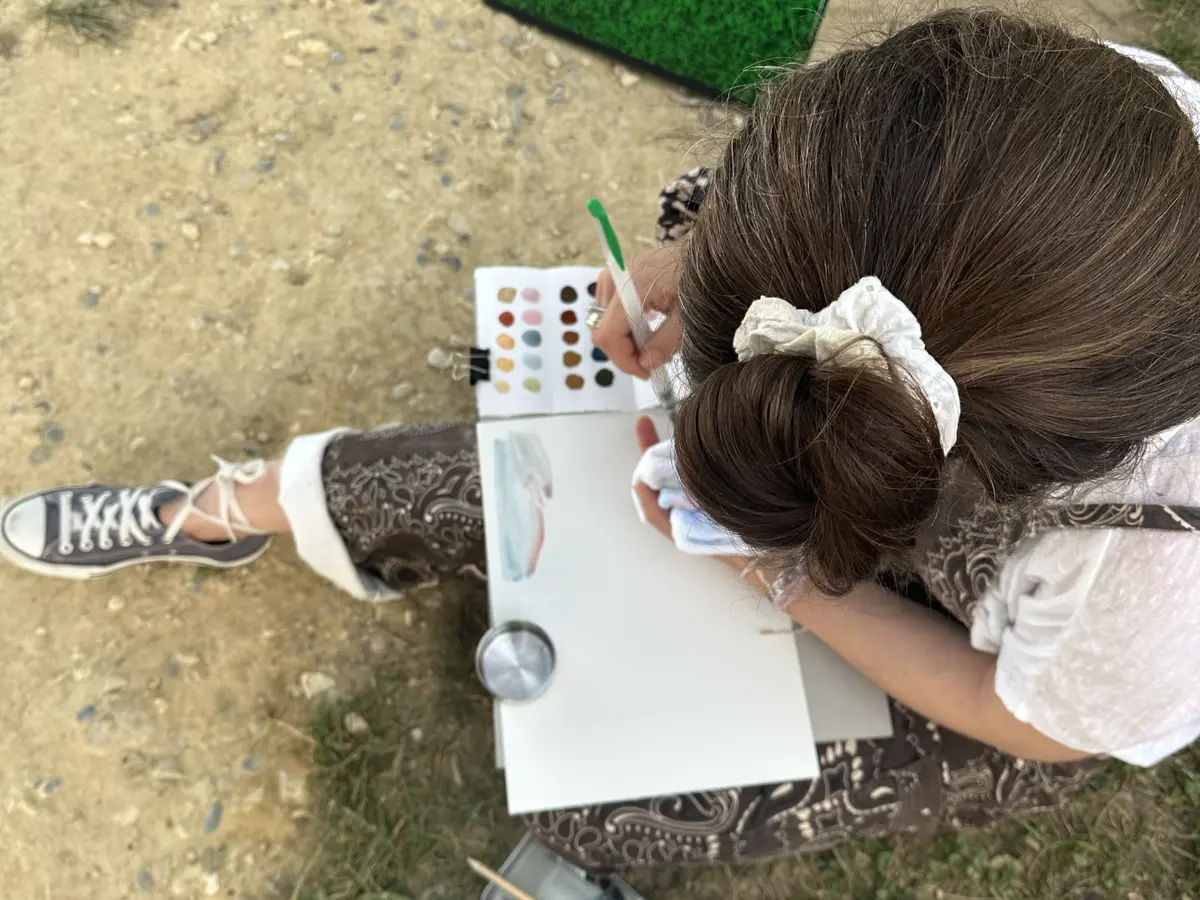 Pause ré-créative à l'aquarelle au Jardin des Peintres