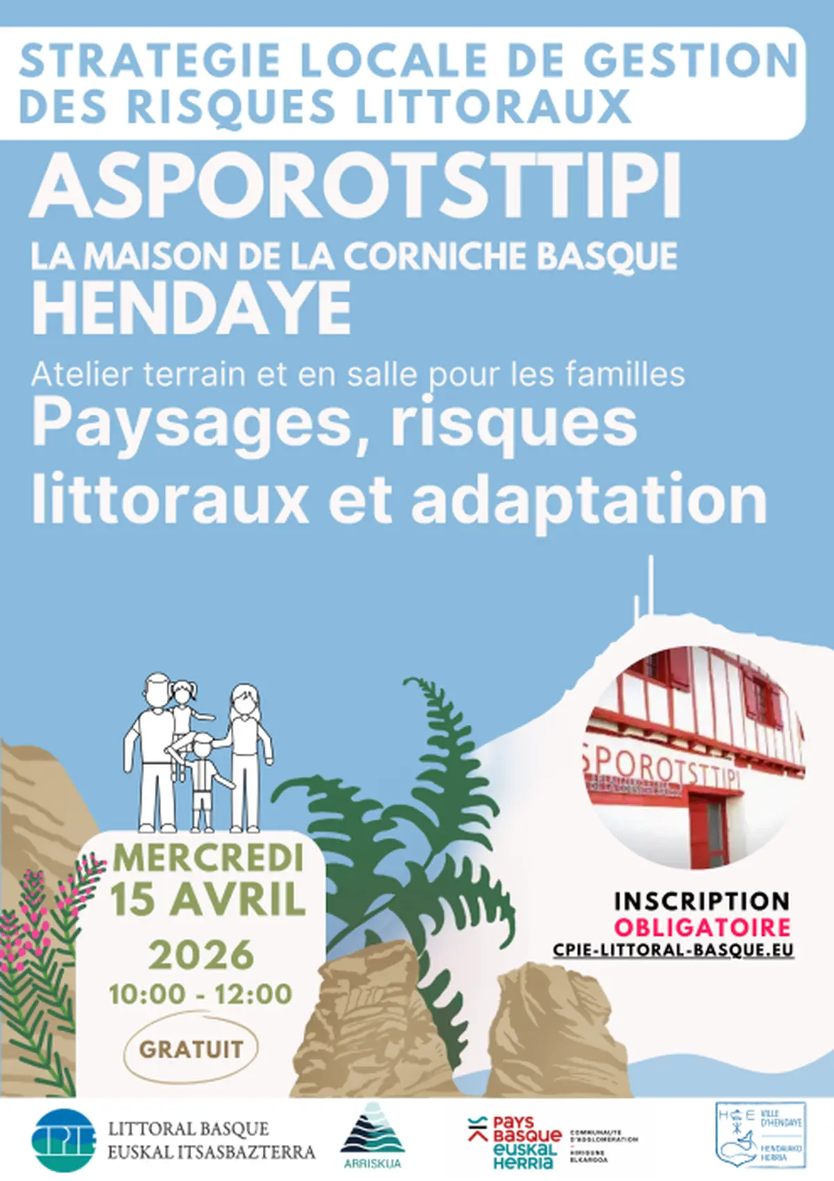 Paysages, risques littoraux et adaptation à Hendaye