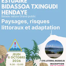Paysages, risques littoraux et adaptation - Estuaire de la Bidassoa