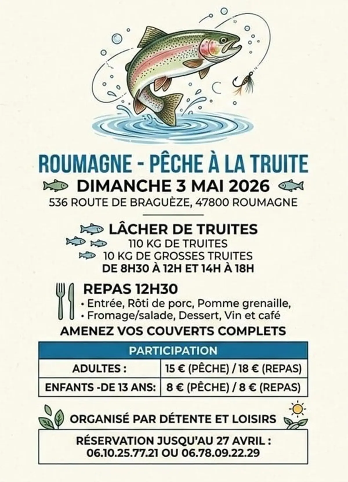 Pêche à la truite