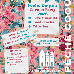 Péché Coquin Garden Party 2026