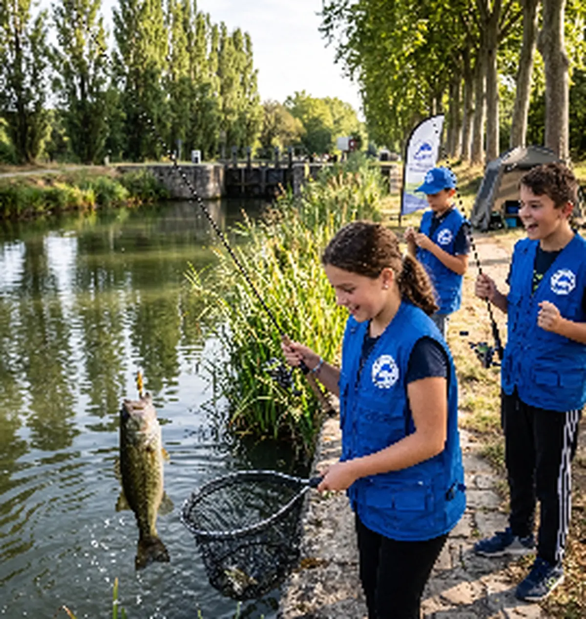 Pêche du black-bass aux leurres