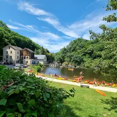 Pêche en canoë