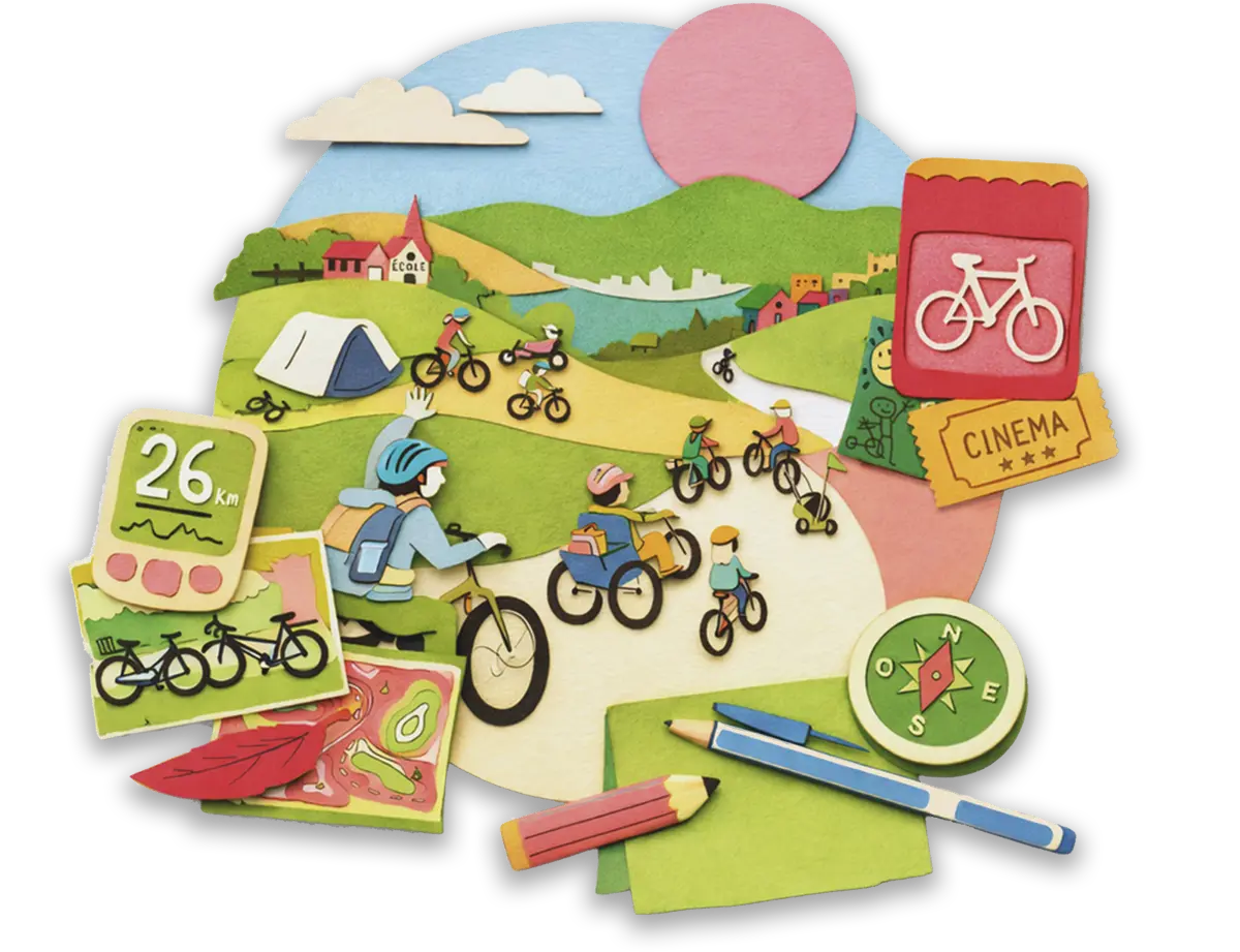 Pédaler ses vacances