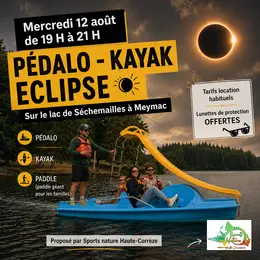 Pédalo kayak éclipse