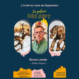 Peinture / sculpture, Bruno Lemée Traits d'esprit