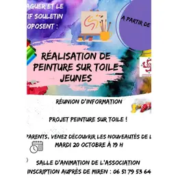 Peinture sur toiles : réunion d'information