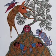 Peintures Gond de l'Inde
