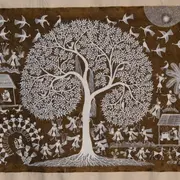 peintures Warli de l'Inde