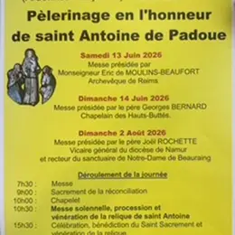 Pélerinage en l'honneur de Saint Antoine de Padoue