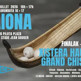 Pelote basque grand chistera au fronton du stade Jean Dauger