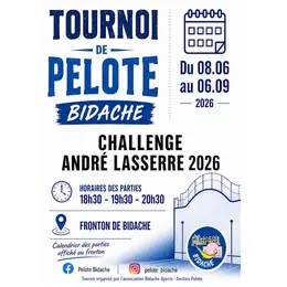 Pelote basque - tournoi de pelote
