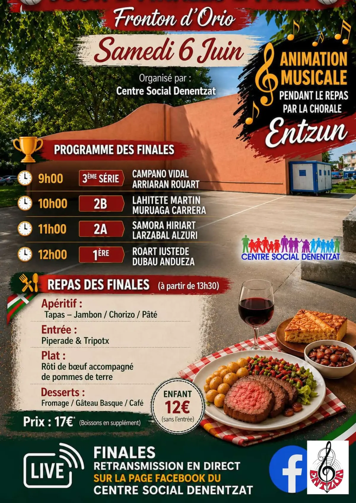 Pelote - Finales du Tournoi d'Orio