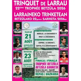 Pelote Trophée Betzüla - Finale