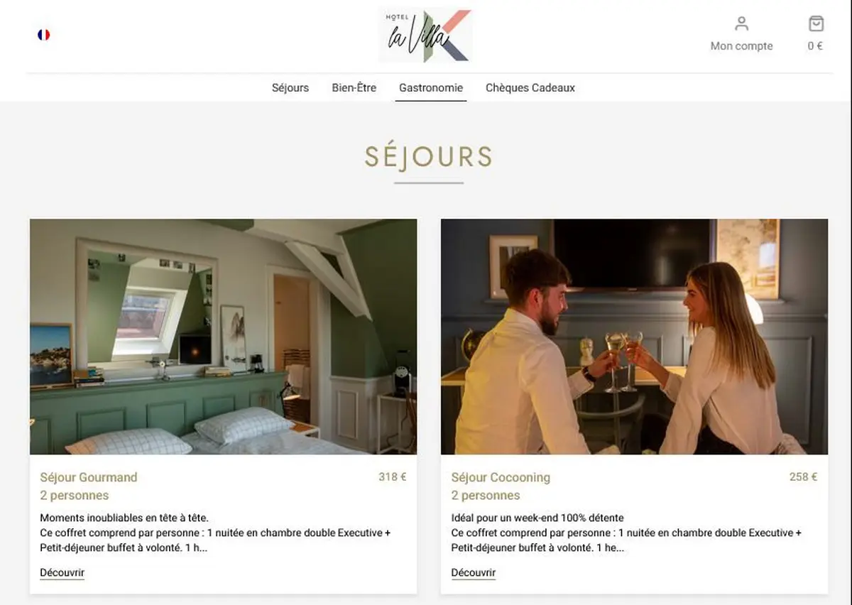 Offrez des séjours à la Villa K